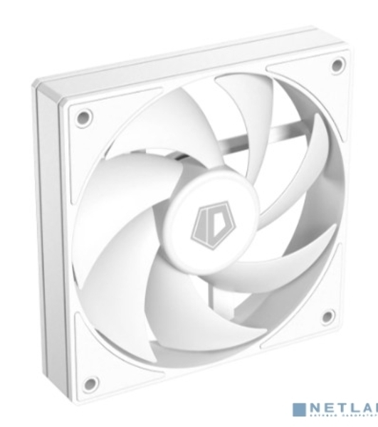 Вентилятор для корпуса ID-Cooling AF-125-W белый, 120 мм, 2000 об/мин, 29.85 дБ, 4 pin