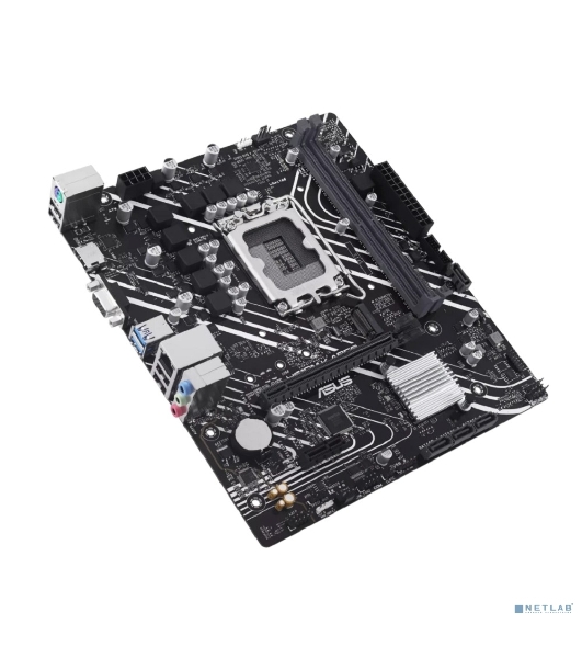 Материнская плата ASUS PRIME H610M-K ARGB, LGA1700, Intel H610, 2xDDR5, 4xSATA, 1xM.2, 1xPCIe 4.0 x16, 1xPCIe 3.0 x1, 1xVGA, 1xHDMI, 1x1Gb LAN, 2xUSB-A 5Gbps, 4xUSB-A 2.0, 3x3.5 мм, 7.1, mATX