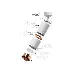 Корпус светильника C6326 PPG золото розовое полированное D60*H100mm MR16 GU5.3, фото9