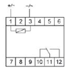 Реле промежуточное PK-1P/Un (монтаж на DIN-рейке 35мм 24В AC/DC 16А 1P IP20) F&F EA06.001.003, фото 1