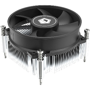 Кулер ID-COOLING DK-19 PWM серебристый/черный 92мм алюминий 2200rpm 26db 4-pin 95W 55мм