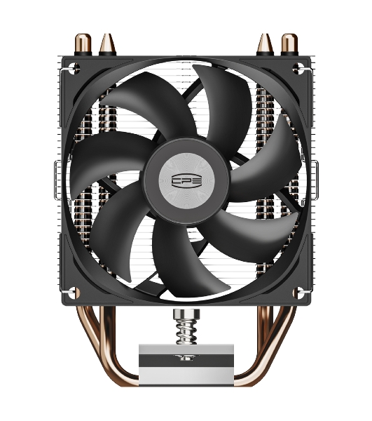 Кулер для процессора PCCooler R200 S115X/1200/1700/AM4/AM5 (TDP 110W, 90мм Non LED Fan, 2 тепловые трубки 6мм, 2200RPM, 28,3dBa)