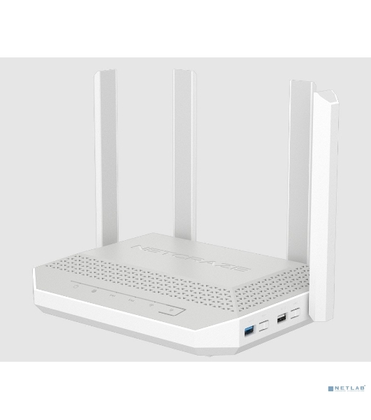 Мультигигабитный интернет-центр Netcraze Giga (NC-1012) с Mesh Wi-Fi 6 AX3000, Smart-коммутатором 1×2.5G/SFP и 4×1G, многофункциональными портами USB 3.0 и 2.0