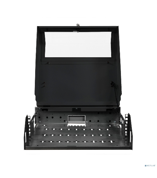 Шкаф коммутационный NTSS (NTSS-SOHO5U-BL) настенный 5U 520x140 мм пер. дв. стекл несъемн. бок. пан. 80 кг черный