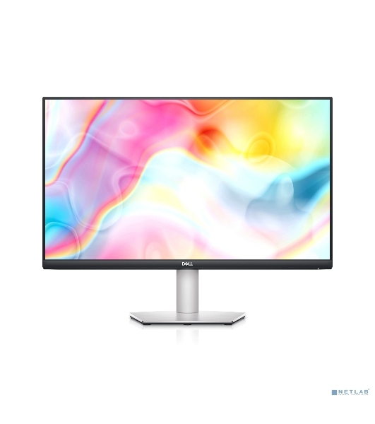 Монитор 27' Dell S2722QC IPS 3840x2160, 60 Гц, 4 мс, 16:9, 350 кд/м², 2xHDMI 2.0, 1xUSB-C, 2xUSB, динамики, серебристый