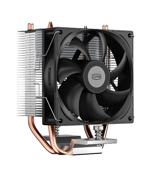Кулер для процессора PCCooler R200 S115X/1200/1700/AM4/AM5 (TDP 110W, 90мм Non LED Fan, 2 тепловые трубки 6мм, 2200RPM, 28,3dBa)