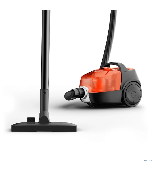 Пылесос Tefal MICRO SPACE CYCLONIC TW3235EA оранжевый/черный, 350/1600 Вт, уборка сухая, пылесборник контейнер 1 л