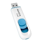 Флешка USB ADATA C008 (AC008-16G-RWE), 16Gb, USB 2.0, R/W 15/5, белый/синий, фото 1