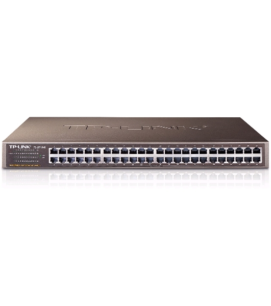Коммутатор TP-Link SMB TL-SF1048 48-port 10/100M Switch, 48 10/100M RJ45 ports, 1U 19-inch rack-mountable steel case