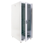 Шкаф телекоммуникационный напольный ЭКОНОМ 30U (600 × 800) дверь стекло, дверь металл, фото2