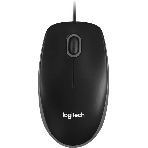 Мышь проводная Logitech B100 черный, 1000 dpi, USB, кнопки - 3, фото32