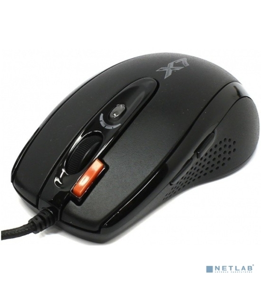 Мышь проводная A4Tech X-718BK черный, 3000 dpi, USB, кнопки - 7