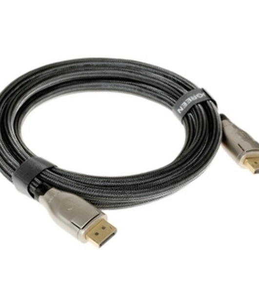 Кабель V1.2 ver1.2 DisplayPort (m) DisplayPort (m) 2м черный