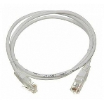 Патч-корд LANMASTER UTP LAN-PC45/U5E-3.0-GY вилка RJ-45-вилка RJ-45 cat.5е 3м серый LSZH (уп.:1шт), фото 1