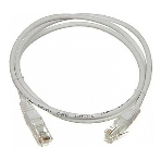Патч-корд LANMASTER UTP TWT-45-45-1.5/6-GY вилка RJ-45-вилка RJ-45 Cat.6 1.5м серый ПВХ (уп.:1шт), фото 1