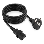 Кабель питания Cablexpert PC-186-VDE-3M, 3м, Schuko- C13, VDE, 10А, Сечение провода: 0,75 мм2, черный, с заземлением, фото3