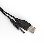 Акустическая система 2.0 ExeGate EX287050RUS Disco 160 (питание USB, 2х3Вт (6Вт RMS), 100-20000Гц, черный), фото3