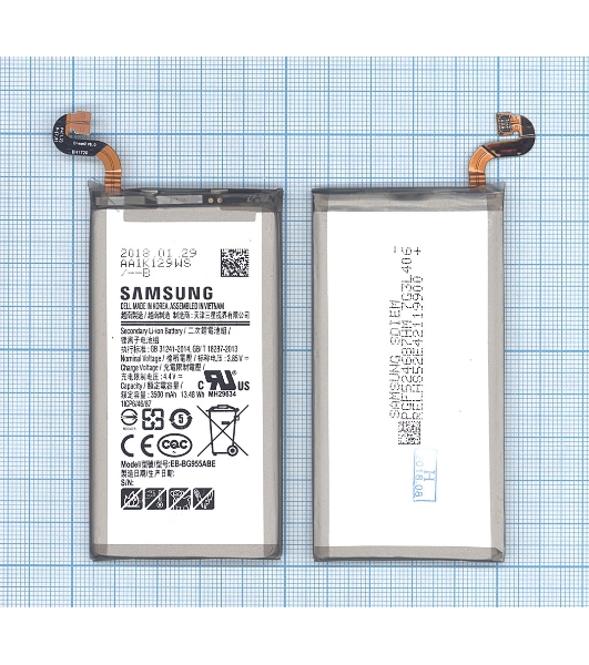 Аккумуляторная батарея EB-BG955ABE для Samsung Galaxy S8+ SM-G955 3500mAh