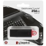 Флешка USB Kingston DataTraveler Exodia S (DTXS/256Gb), 256Gb, USB 3.2 Gen 1, R/W 70/25, оранжевый/черный, фото9