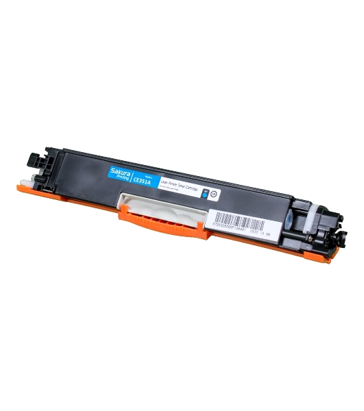 Картридж Sakura CF351A для HP MFP M176/M177, синий, 1000 к.