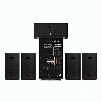 Аудиоколонки SVEN HT-210, черный, акустическая система 5.1, мощность (RMS):50Вт+5x15Вт, Bluetooth, Optical, Coaxial, FM-тюнер, USB/SD, дисплей, ПДУ, фото27