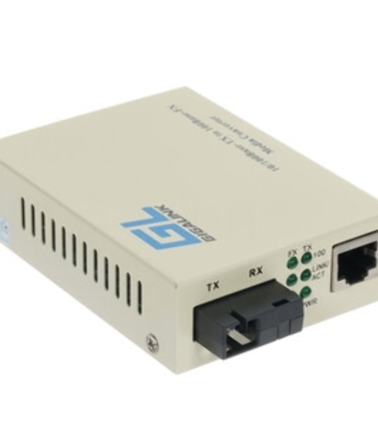 Медиаконвертер GIGALINK GL-MC-UTPF-SC1G-18SM-1550 - UTP, 100/1000Мбит/c в WDM, без LFP, SM, SC, Tx:1550/Rx:1310, 18 дБ (до 20 км)