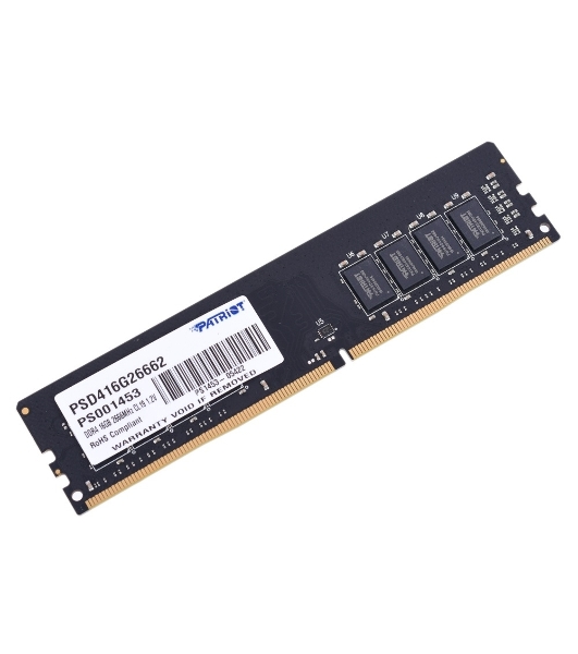 Оперативная память Patriot Signature, DDR4, 16GB (1x16 GB), 2666 MHz, CL19, DIMM