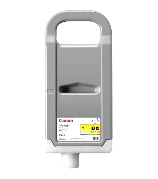 Картридж струйный Canon PFI-706 Y желтый для iPF8300S/8400/9400S/9400 (6684B001)