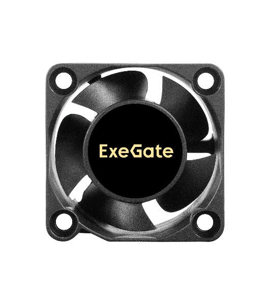 Вентилятор для корпуса ExeGate EX04020B3P черный, 40 мм, 6300 об/мин, 28 дБ, 3 pin