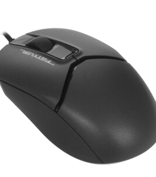 Мышь проводная A4Tech Fstyler FM12S черный, 1200 dpi, USB, кнопки - 3