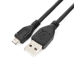 Кабель USB2.0 Pro Cablexpert CCP-mUSB2-AMBM-1M, AM/microBM 5P, 1м, экран, черный, пакет, фото2