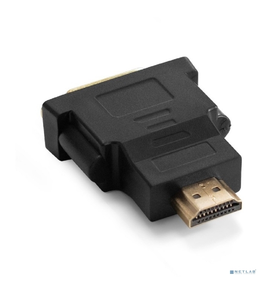 Переходник DVI-D-HDMI ExeGate EX-HDMI-DVI-3 (25F/19M, v 1.4b, позолоченные контакты, экран)