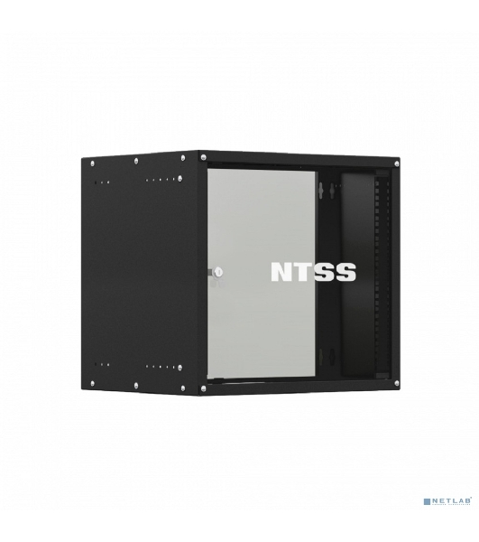 Шкаф коммутационный NTSS LIME (NTSS-WL12U5545GS) настенный 12U 550x450мм пер.дв.стекл несъемн.бок.пан. 30кг серый 110град. IP20