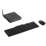 Неттоп Lenovo ThinkCentre Neo 50q G5 slim Core 5 210H (2.2) 16Gb SSD512Gb UHDG без ОС GbitEth WiFi BT 90W kb мышь клавиатура черный (13B9S09900), фото3