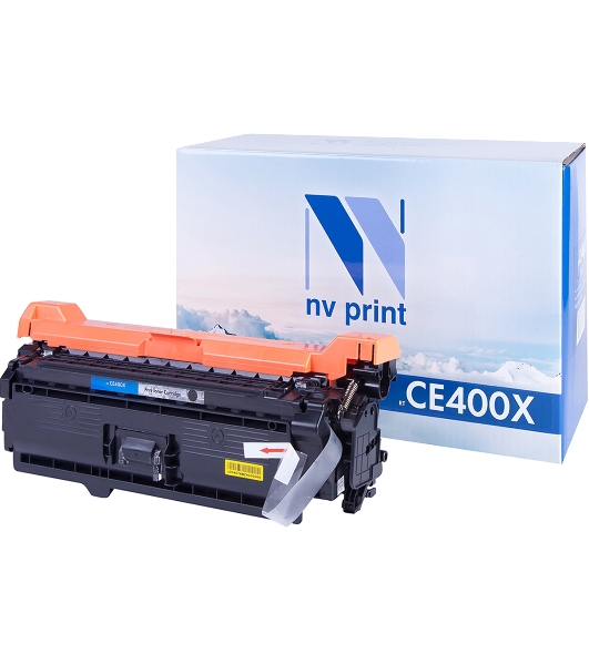 Картридж лазерный NVPrint совместимый HP CE400X черный для CLJ Color M551 (11000k)
