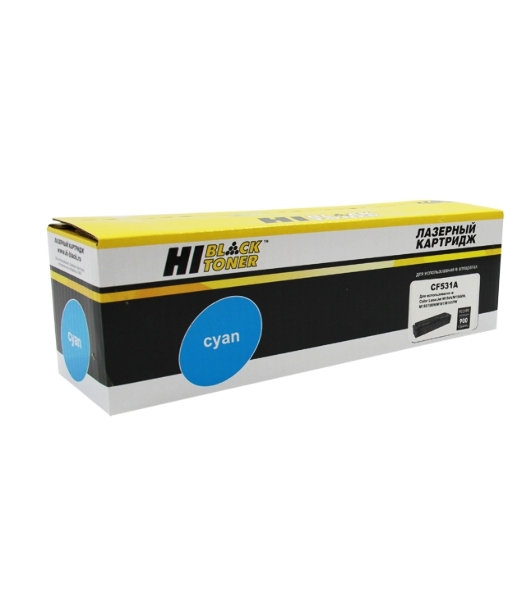 Картридж Hi-Black (HB-CF531A) для HP CLJ Pro M154A/M180n/M181fw, C, 0,9K