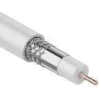 Кабель PROconnect Кабель RG-6U, (32%), 75 Ом, 100м., белый LIGHT, фото 1
