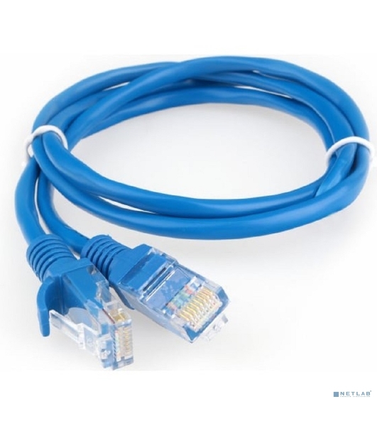 Патч-корд CCA light UTP Гарнизон PC-UTP-5e-1-B cat.5e, 1м, литой, многожильный синий