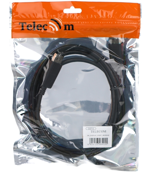 Кабель соединительный DP-DP 1.2V 4K@60Hz 2м Telecom CG712-2M