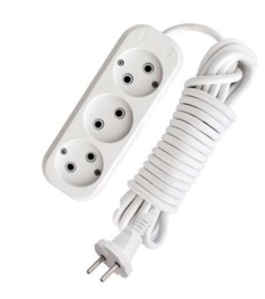 Удлинитель 3х7 м без заземл. 10А IP20 Е-203 АБС-пл. ПВС 2х0.75 UNIVersal 9631966