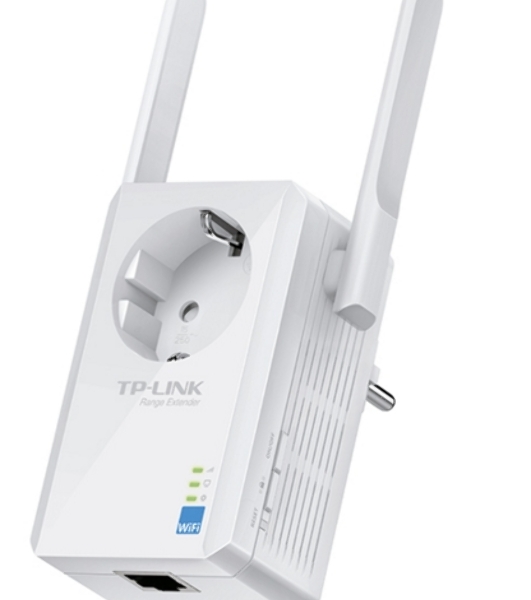 Сетевой адаптер TP-Link SOHO TL-WA860RE 300Mbps Wireless N Wall Plugged Range Extender with AC Passthrough, QCA(Atheros), 2T2R, 2.4GHz, 802.11b/g/n, 1 10/100Mbps LAN port, Range Extender button, Range Extender mode, suppo поставляется без кабеля RJ-45