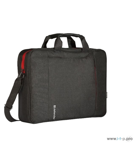 Сумка для ноутбука Defender Geek 15.6' черный, карман