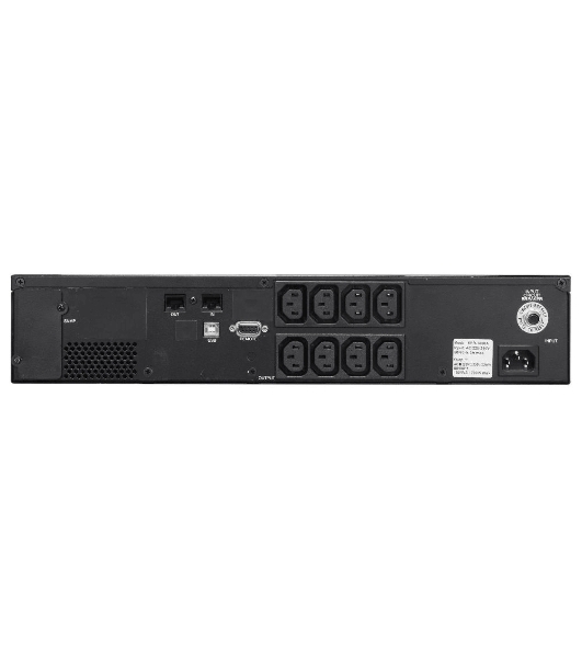 Источник бесперебойного питания Powercom Smart King Pro+ SPR-1000 LCD 800Вт 1000ВА черный