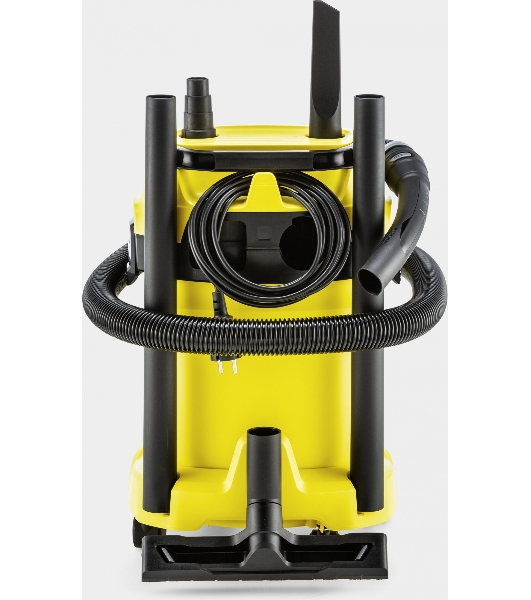 Строительный пылесос Karcher WD 3 P V-17/4/20 желтый, 1000 Вт, уборка сухая/сбор воды, пылесборник мешок/контейнер, 17 л