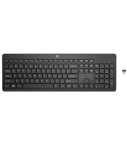 Клавиатура HP 230 беспроводная, радиоканал, чёрный
