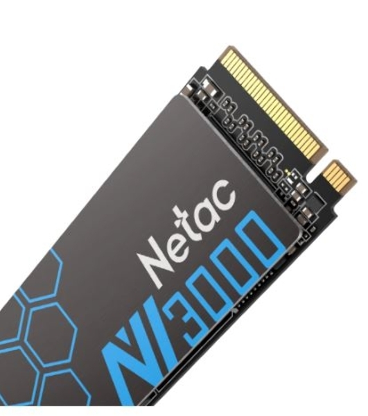 Накопитель SSD Netac NV3000, 1Tb, PCIe 3.0 x4, M.2 2280, NVMe, R/W 3100/2100