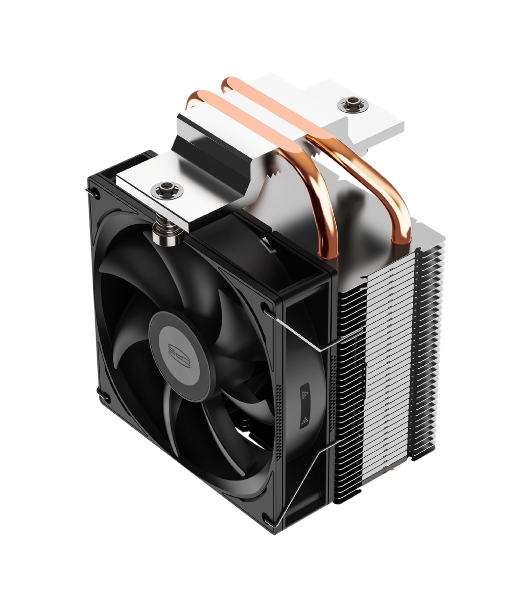 Кулер для процессора PCCooler R200 S115X/1200/1700/AM4/AM5 (TDP 110W, 90мм Non LED Fan, 2 тепловые трубки 6мм, 2200RPM, 28,3dBa)