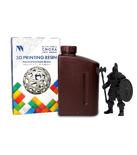 Фотополимерная смола NVPrint Plant Based Resin черный для 3D печати 1 кг (бут)