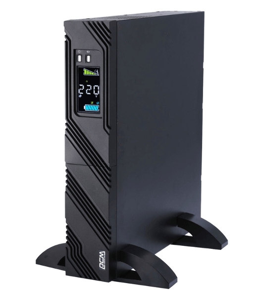 Источник бесперебойного питания Powercom Smart King Pro+ SPR-1000 LCD 800Вт 1000ВА черный
