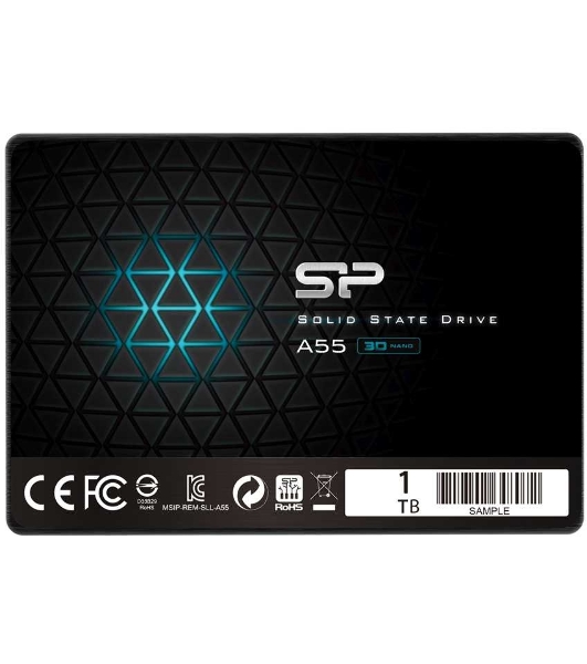 Накопитель SSD Silicon Power Ace A55, 1Tb, SATA III, 2.5', R/W 500/450